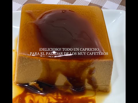 Receta de amantes de café flan