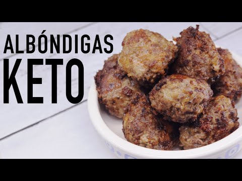 Receta de albóndigas keto