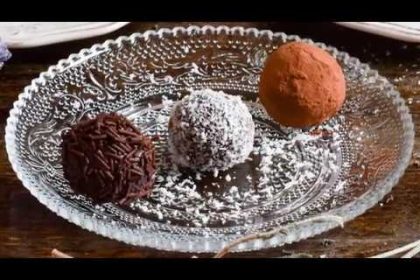 Receta de trufas heladas