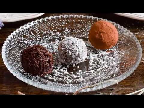 Receta de trufas heladas