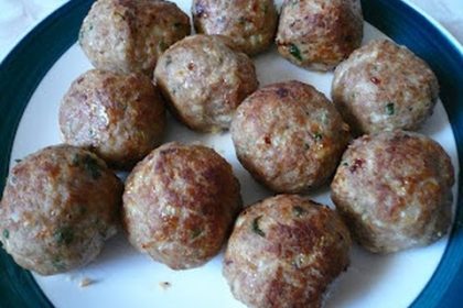 Receta de albóndigas italianas