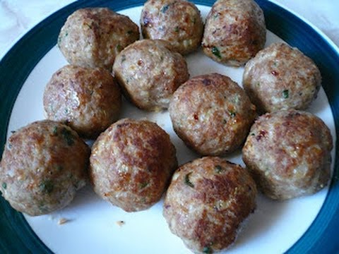 Receta de albóndigas italianas