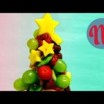 Receta de árbol de navidad de frutas