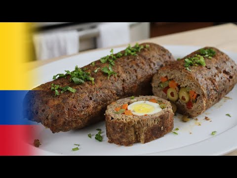 Receta de albondigón colombiano casero