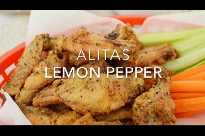 Receta de alitas de pollo con sabor a limón